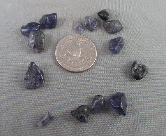 Iolite Stone Chips (Undrilled)