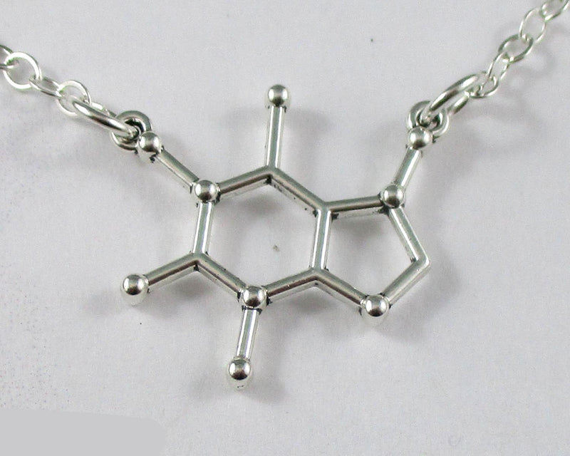 coffee molecule pendant