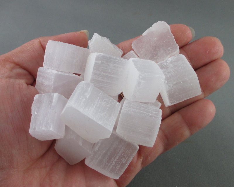 selenite cubes