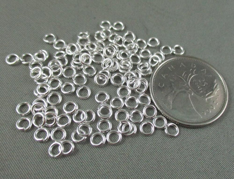 Jump Rings Silver Tone Various Sizes