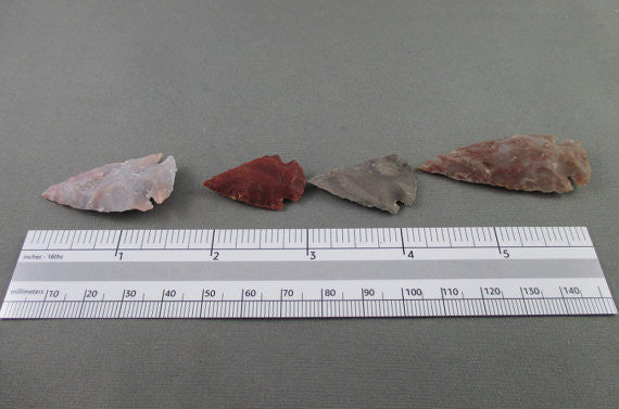 Jasper Stone Arrowheads 3pcs T145*