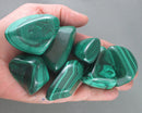 large malachite polished stone