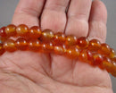 Carnelian Bead Strand Round Various Sizes