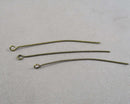 50% OFF! Eye Pins Antique Bronze Tone 0.7 x 50mm 80pcs (2369)