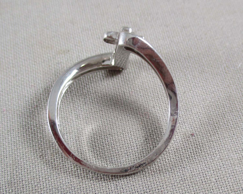 Cross Ring Size 7 (925 Sterling Silver) B591-3