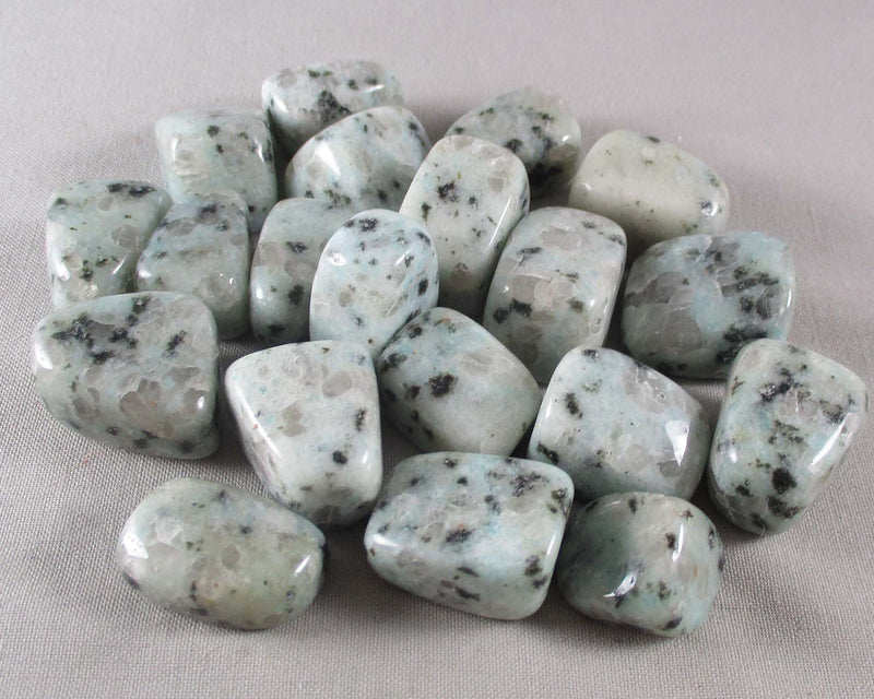 Kiwi Jasper Polished Stones 3pcs J068**