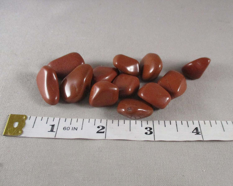 Red Jasper Polished Stones 5pcs T050