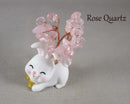 Feng Shui Prosperity Rabbit Bunny Tree (Various Gemstones)