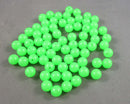 50% OFF!  Glow in the Dark Beads Green Acrylic Various Sizes
