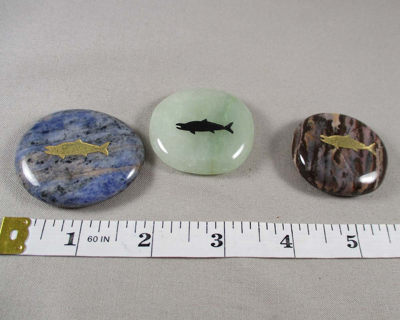 Salmon Animal Spirit Totem Stone 1pcs T112