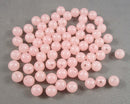 50% OFF!  Glow in the Dark Beads Pink Acrylic Various Sizes