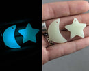 Glow in the Dark Star Beads Synth. Gemstone 25mm 1pc (6067)
