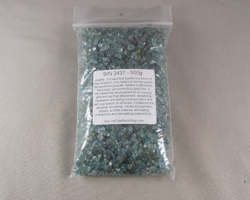 Blue Apatite Chips (Undrilled)