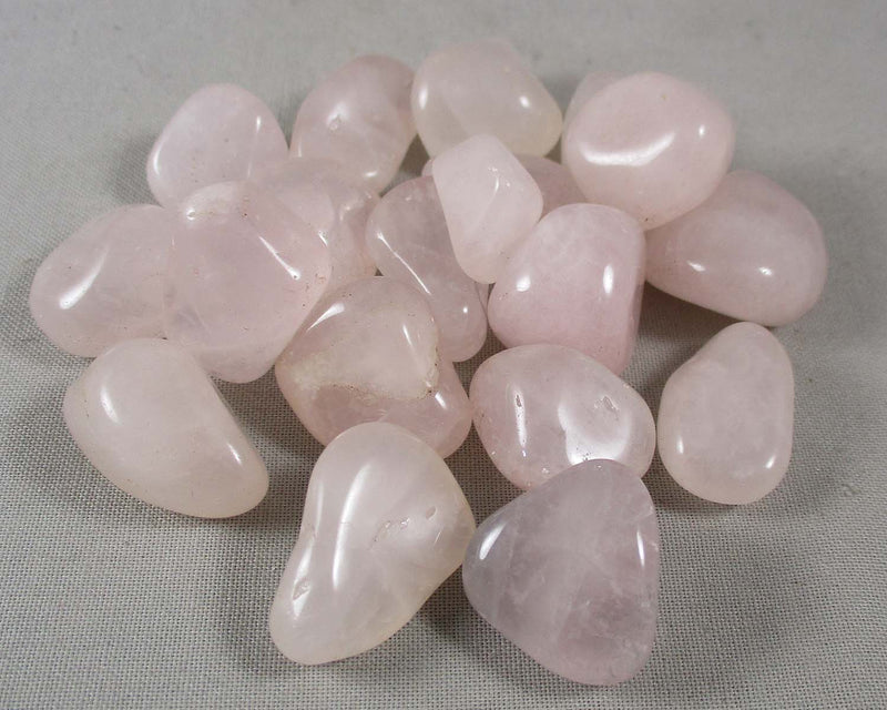 Rose Quartz Polished Stones (Small) 5pcs J101**