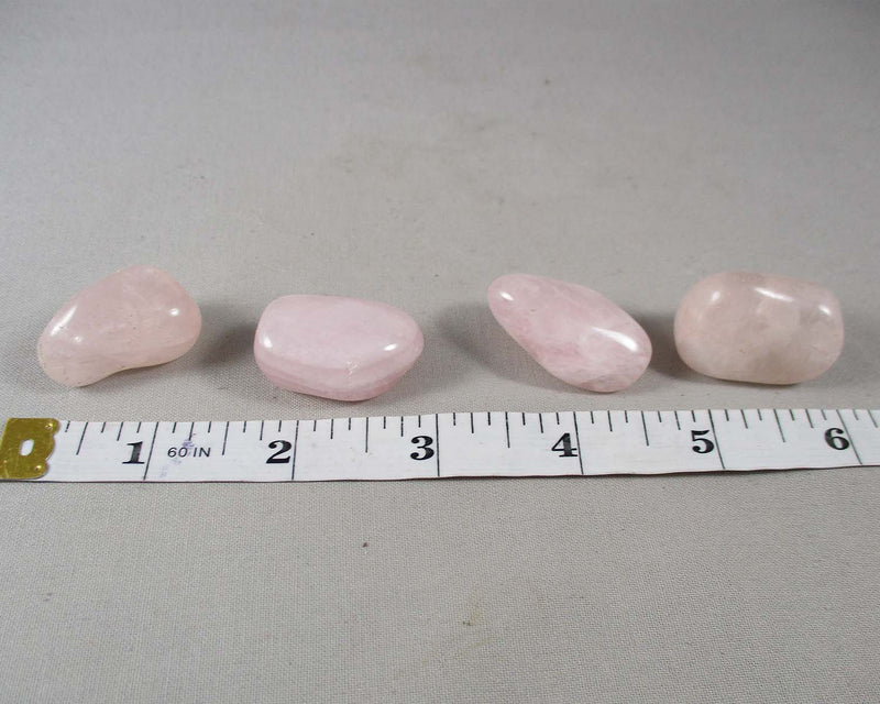 Rose Quartz Polished Stones (Medium) 3pcs J192