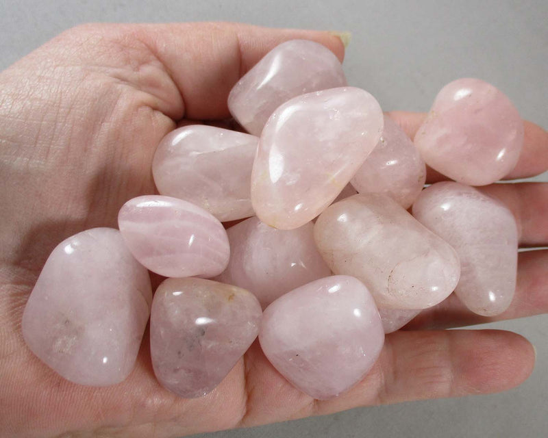 Rose Quartz Polished Stones (Medium) 3pcs J192