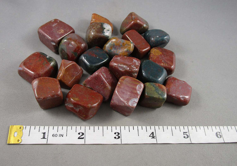 Indian Agate Polished Stones 5pcs (0797)