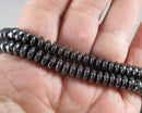 Hematite Rondelle Beads 6x3mm (C149)