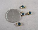 50% OFF!! Birthstone Charms 18k Gold Plated Stainless Steel 4pcs