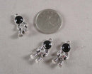 50% OFF!! Spaceman Charms Silver Tone 3pcs (0935)