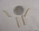 50% OFF!! Bar Charm Gold Tone Stainless Steel 23x1.5mm 4pcs (0941)