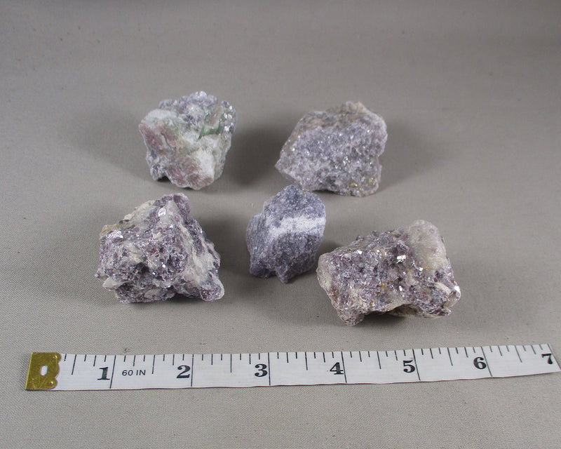 Lepidolite Stones Raw 3pcs (H051**)