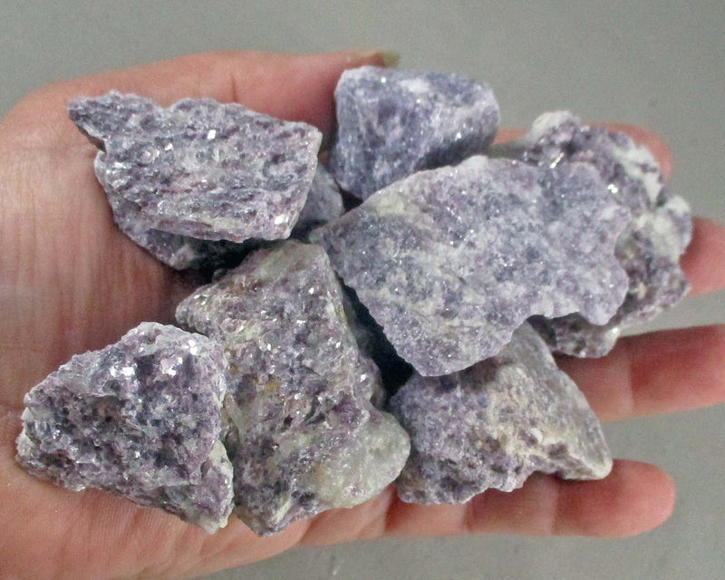 Lepidolite Stones Raw 3pcs (H051**)