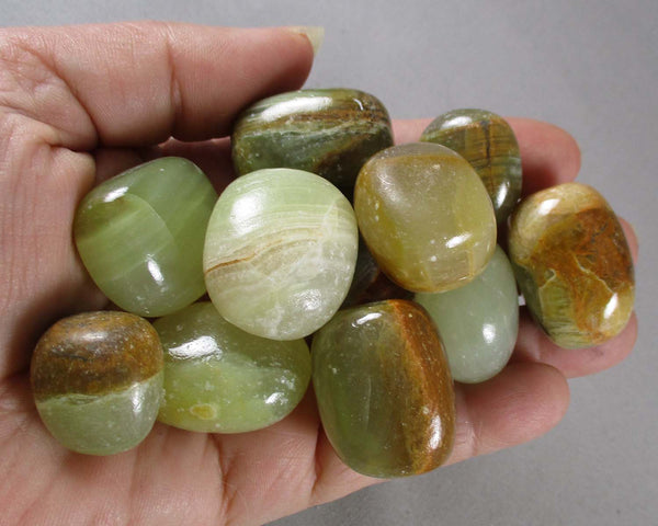 Green Calcite Polished Stone 1pc T272