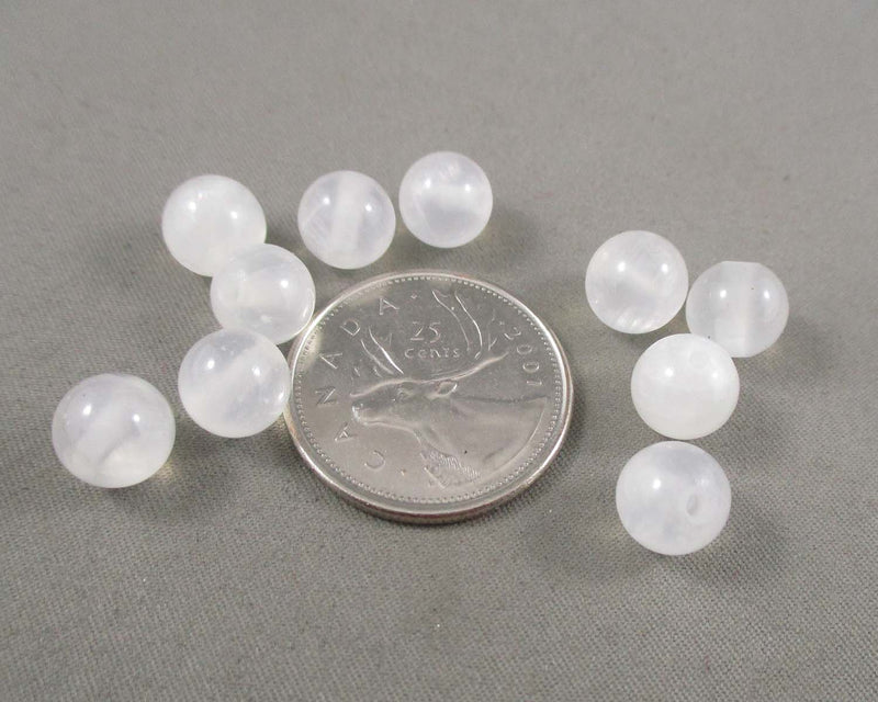 Selenite Beads Round (Various Sizes)