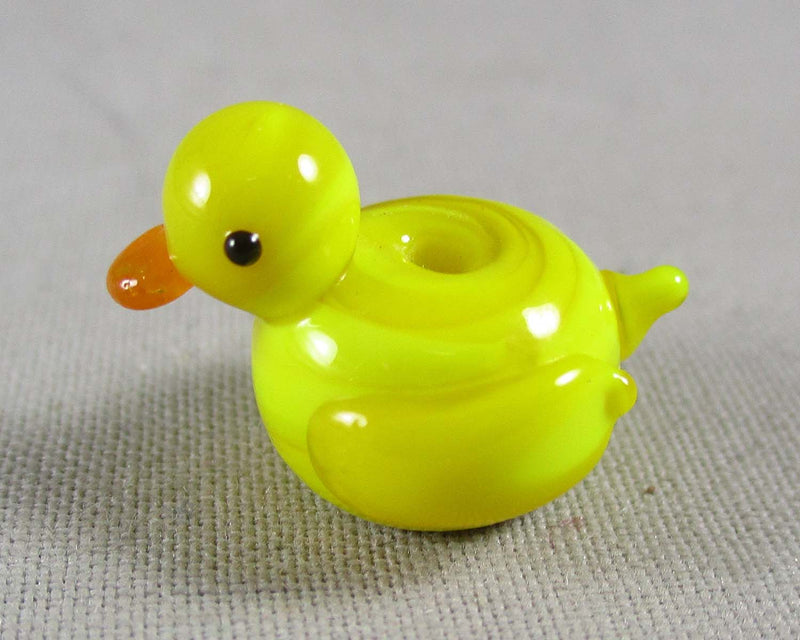 Lampwork Rubber Ducky Bead 1pc (0984)