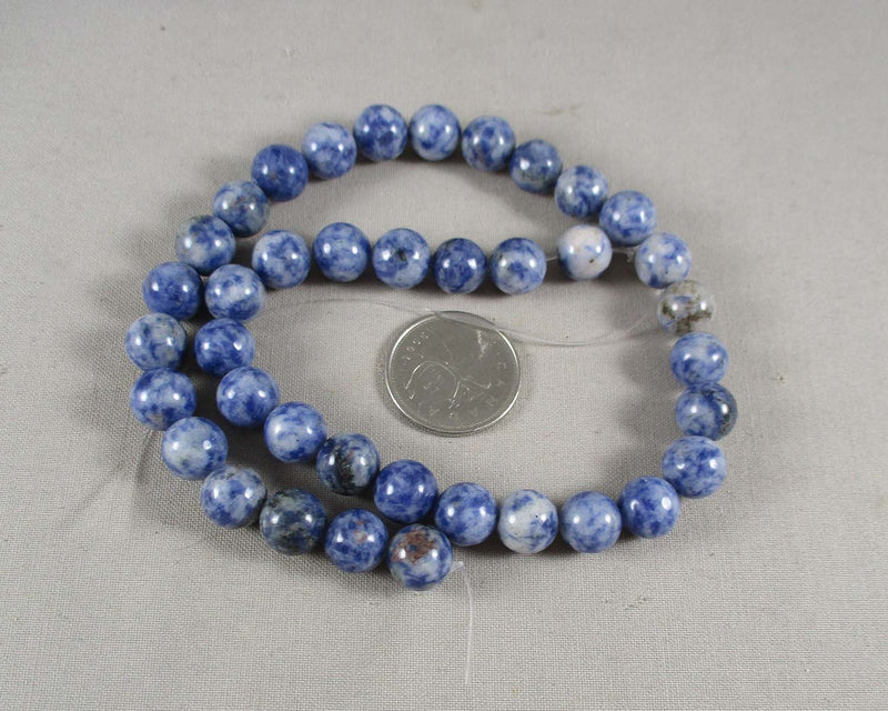 Blue Quartz Beads Round Various Sizes