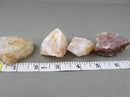 Strawberry Quartz Crystals Raw 3pcs H125**