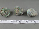 Chrysocolla Stone Raw 3pcs H088**