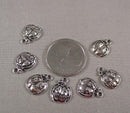 75% OFF!! Jack O' Lantern Charm Silver Tone 16pcs (2099)