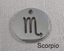 Zodiac Stainless Steel Charms (Astrological) 12mm 2pcs