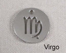 Zodiac Stainless Steel Charms (Astrological) 12mm 2pcs