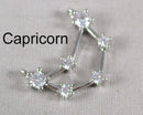 CZ Zodiac Constellation Charms (Astrological) 1pc