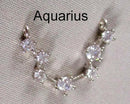 CZ Zodiac Constellation Charms (Astrological) 1pc