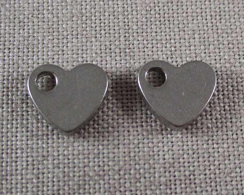 Heart Charms Stainless Steel 14pcs (1448)