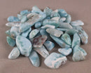 Larimar Stones Polished (Small) 3pc J184**