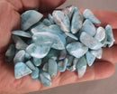 Larimar Stones Polished (Small) 3pc J184**