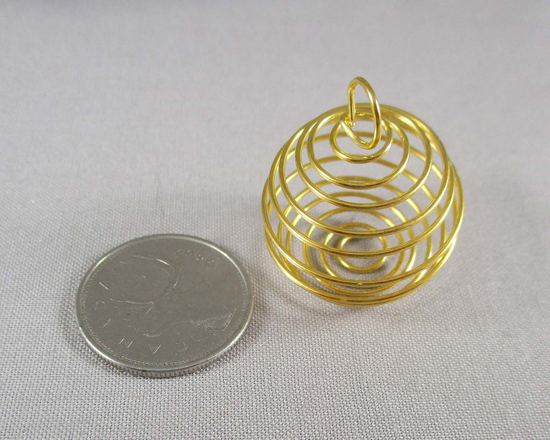 Gold Tone Cages for Stones 30x35mm 8pcs (4031)
