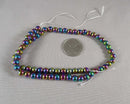 Rainbow Non-Magnetic Hematite Beads Round Various Sizes
