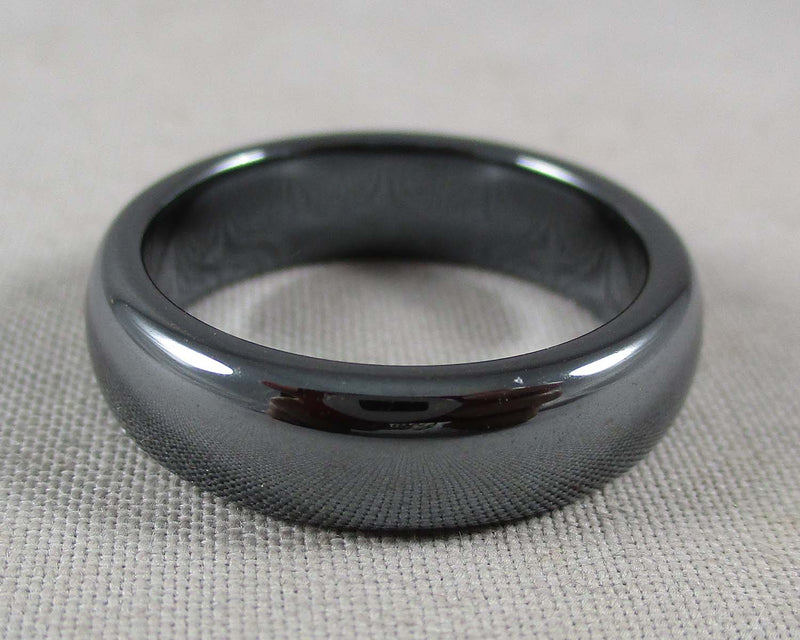 Black Hematite Ring Size 9.5 (1983)