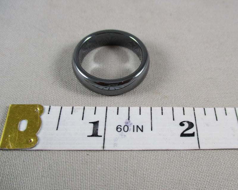 Black Hematite Ring Size 9.5 (1983)