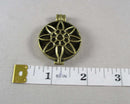 75% OFF!  Antique Bronze Tone Flower Diffuser Pendant 1pc (2345)
