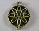 75% OFF!  Antique Bronze Tone Flower Diffuser Pendant 1pc (2345)