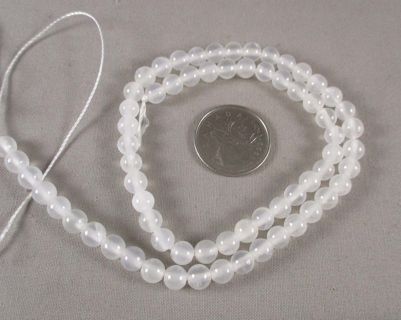 Selenite Beads Round (Various Sizes)