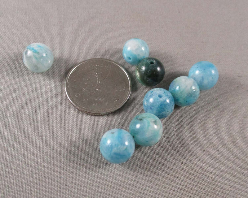 Hemimorphite Loose Beads Round Various Sizes