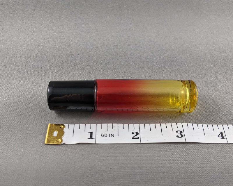 Glass Roller Bottle for Essential Oil (Red/Yellow) 10ml (1050*)